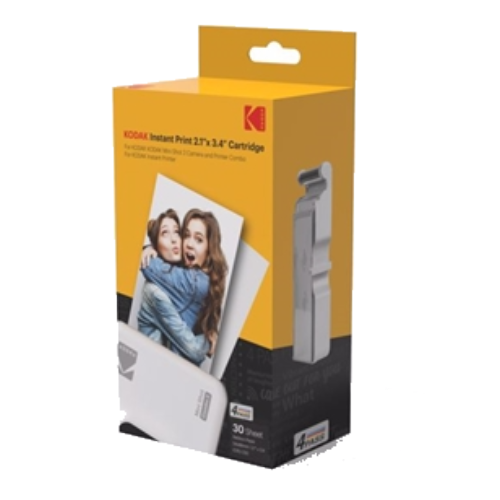 Cartouche Kodak pour Mini Shot Combo 2 et imprimantes serie Mini 2 Mini2 Plus Mini2 retro 30 photos